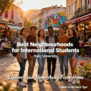Haliç University best neighborhoods for students for international students