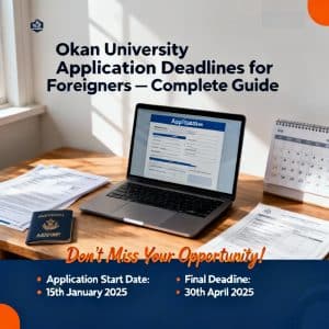 Okan University application deadlines for foreigners