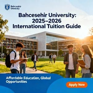 Bahçeşehir University cost of study per year for foreigners