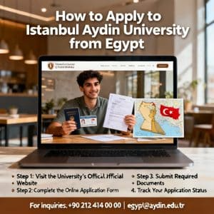 Istanbul Aydın University how to apply from Egypt