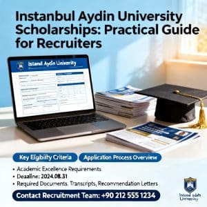 Istanbul Aydın University scholarships for international students for foreigners