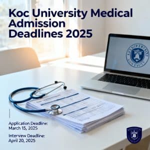 Koç University medical faculty admission updated deadlines