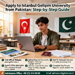 Istanbul Gelişim University how to apply from Pakistan