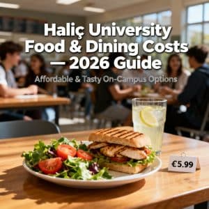 Haliç University food and dining costs 2026 guide