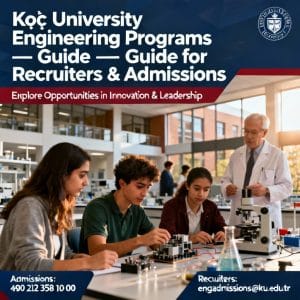 Koç University engineering programs for international students