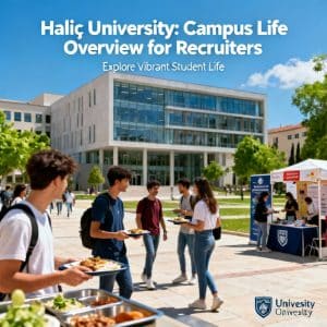 Haliç University campus life overview