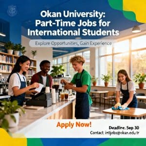 Okan University part-time jobs for students for foreigners