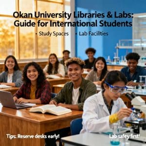 Okan University libraries and labs for international students