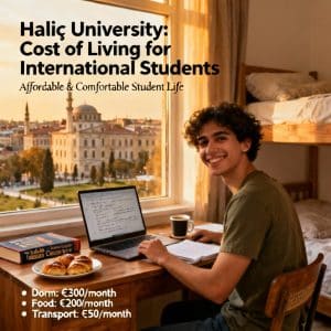 Haliç University cost of living for students for foreigners