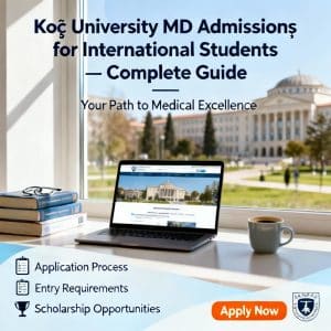 Koç University medical faculty admission for international students