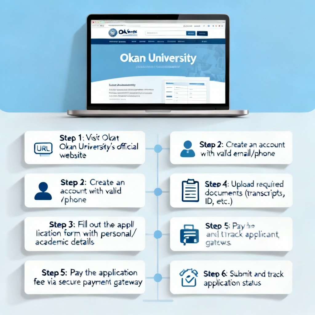 كيفية التقديم عبر الإنترنت إلى جامعة أوكان - دليل خطوة بخطوة