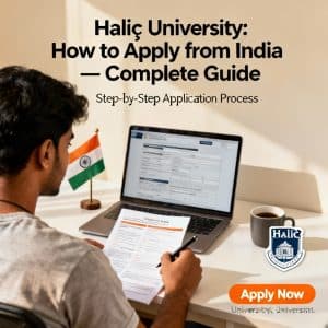 Haliç University how to apply from India