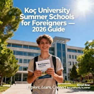 Koç University summer schools for foreigners 2026 guide