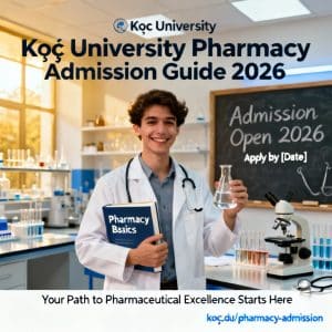 Koç University pharmacy admission guide 2026 guide