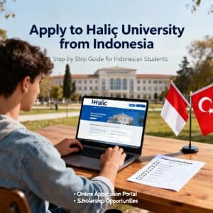 Haliç University how to apply from Indonesia