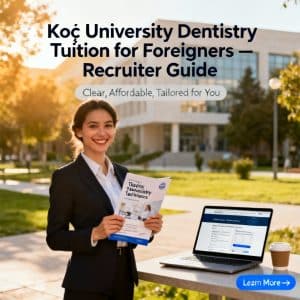 Koç University dentistry tuition for foreigners
