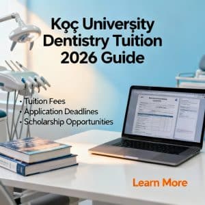 Koç University dentistry tuition 2026 guide