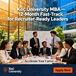 Koç University MBA in English fast-track options