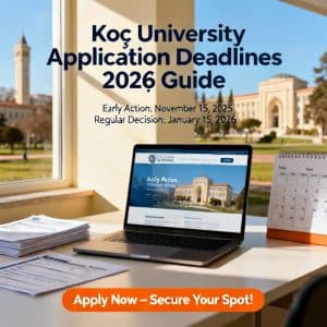 Koç University application deadlines 2026 guide