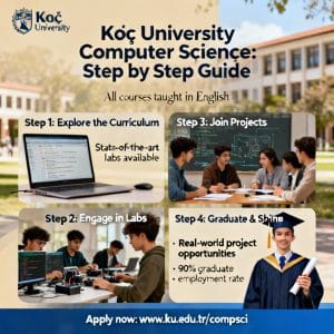 Koç University computer science in English step by step