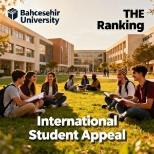Bahçeşehir University Times Higher Education ranking for international students