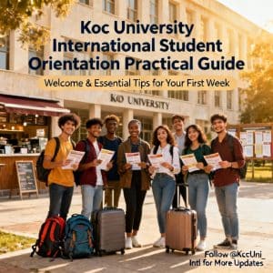 Koç University orientation for new students for foreigners