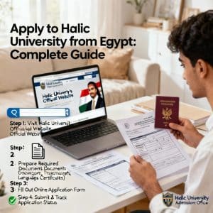 Haliç University how to apply from Egypt