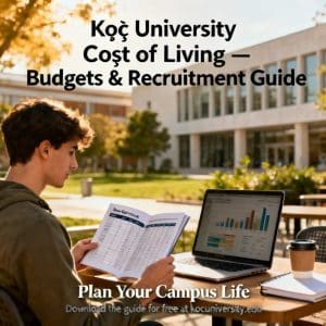Koç University cost of living for students