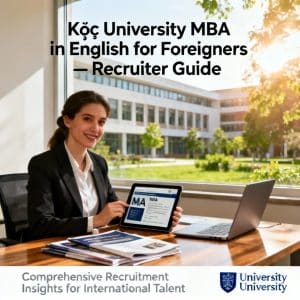 Koç University MBA in English for foreigners