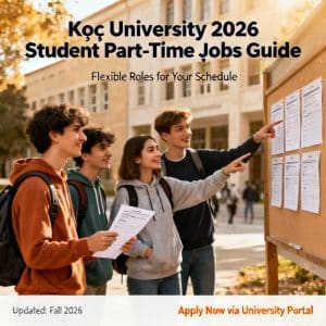Koç University part-time jobs for students 2026 guide
