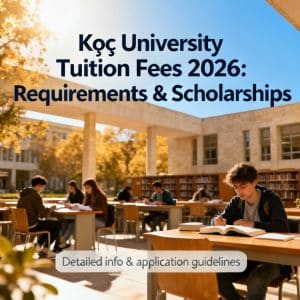 Koç University tuition fees 2026 requirements explained
