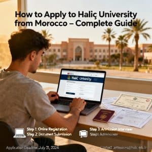 Haliç University how to apply from Morocco