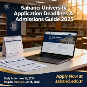 Sabancı University application deadlines