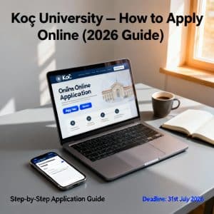 Koç University how to apply online 2026 guide
