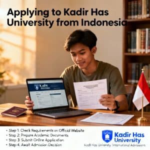 Kadir Has University how to apply from Indonesia