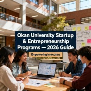 Okan University startup and entrepreneurship programs 2026 guide