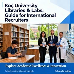 Koç University libraries and labs for foreigners