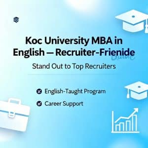 Koç University MBA in English step by step