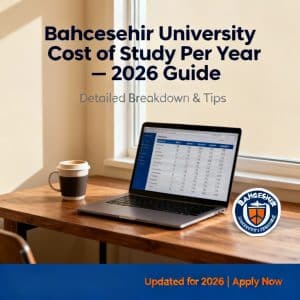 Bahçeşehir University cost of study per year 2026 guide