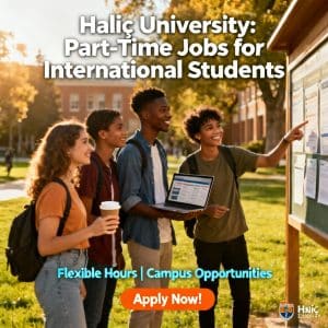 Haliç University part-time jobs for students for international students