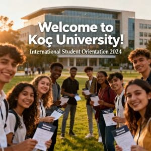 Koç University orientation for new students for international students