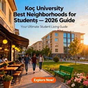 Koç University best neighborhoods for students 2026 guide