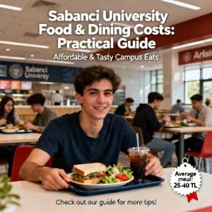 Sabancı University food and dining costs