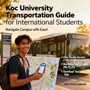 Koç University transportation guide for foreigners