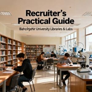 Bahçeşehir University libraries and labs for international students