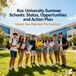 Koç University summer schools for foreigners for international students