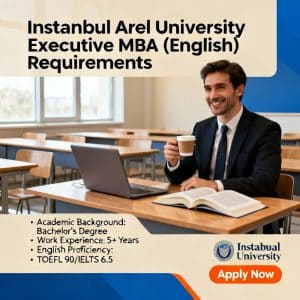 Istanbul Arel University MBA in English requirements explained