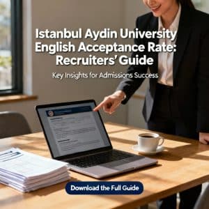 Istanbul Aydın University acceptance rate in English