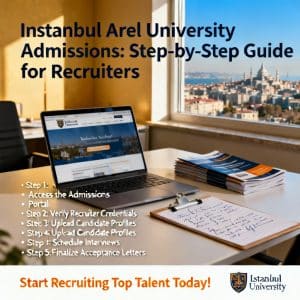 Istanbul Arel University admission requirements step by step