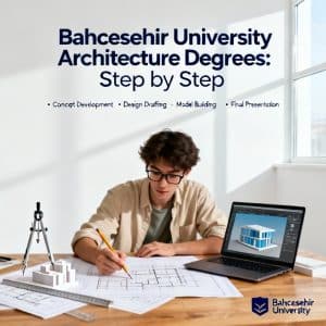 Bahçeşehir University architecture degrees step by step